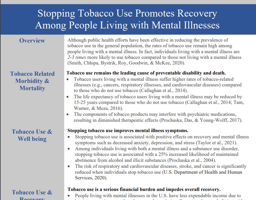 Stopping tobacco
