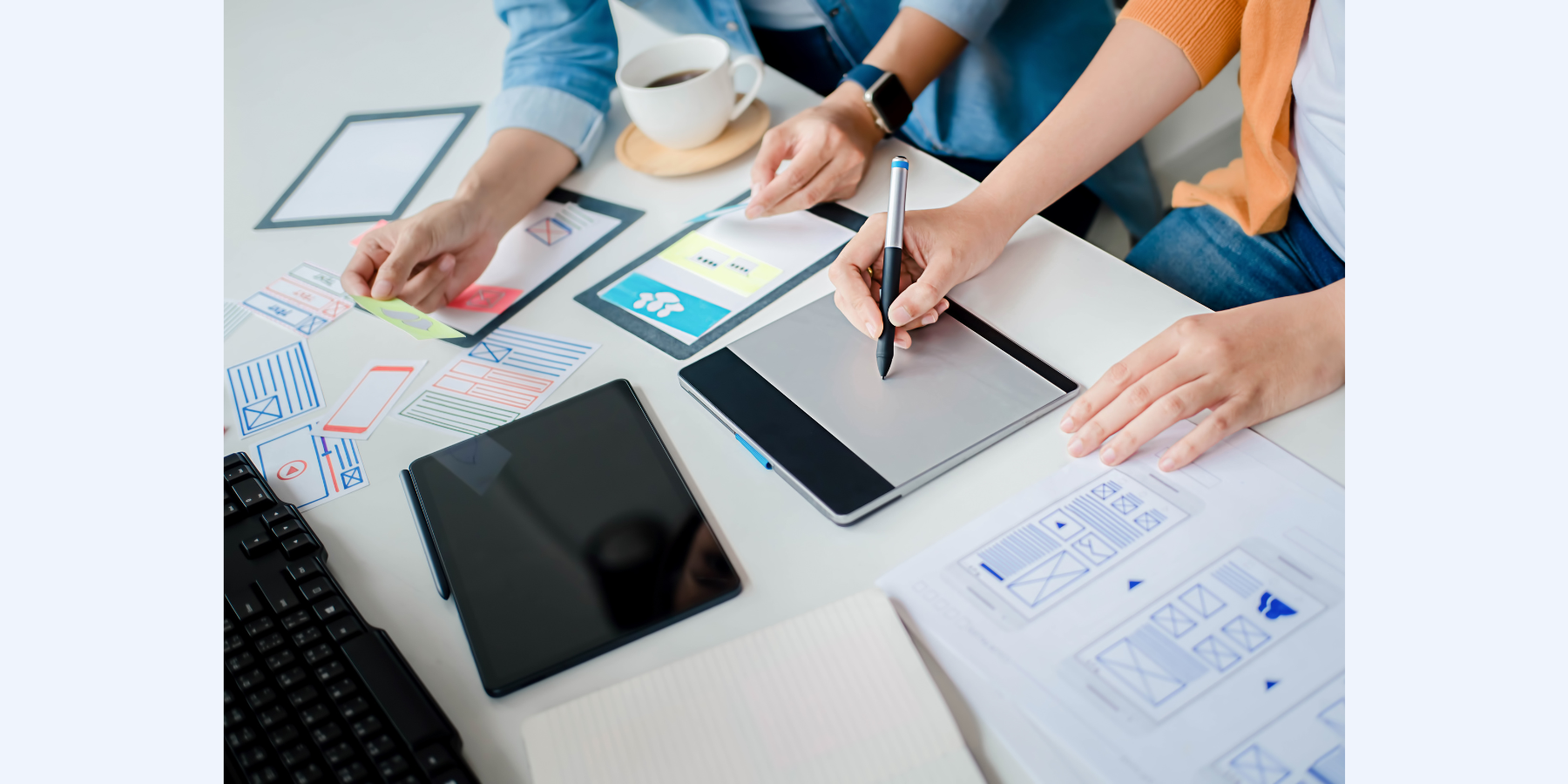 people working desk jobs