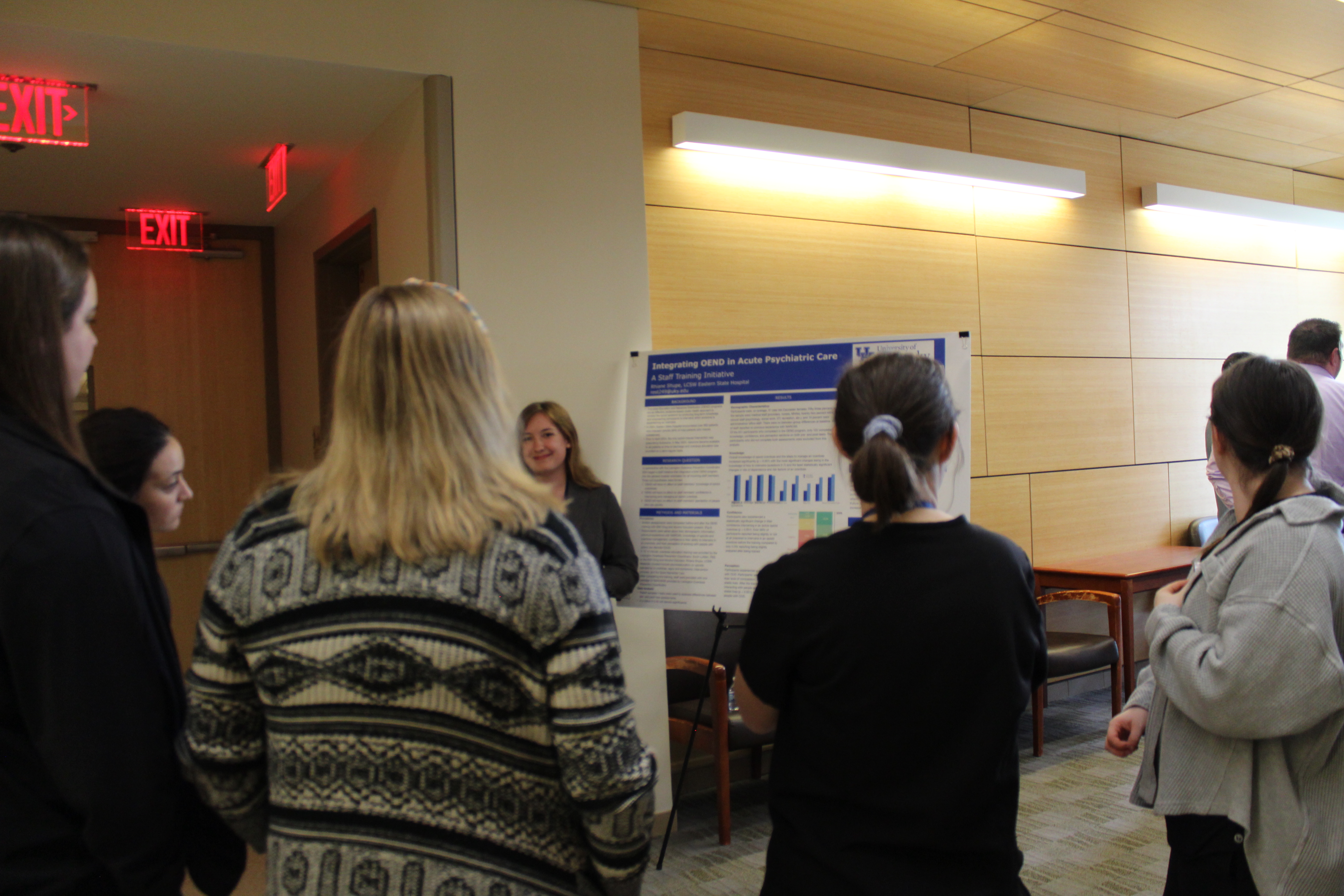 rhiane presenting poster