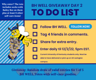 BH WELL Giveaway Day 2