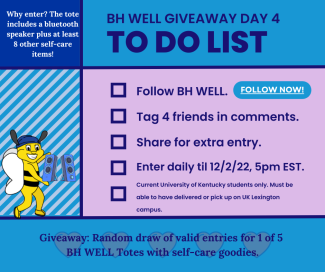 BH WELL Giveaway Day 4