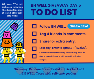 BH WELL Giveaway Day 5