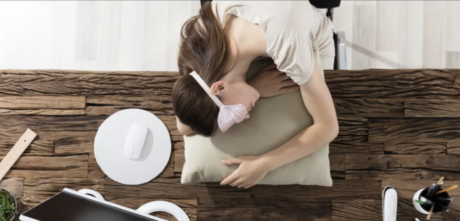 person sleeping