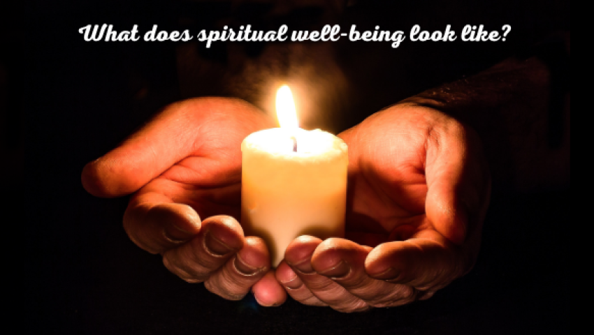 What does spiritual well-being look like? 