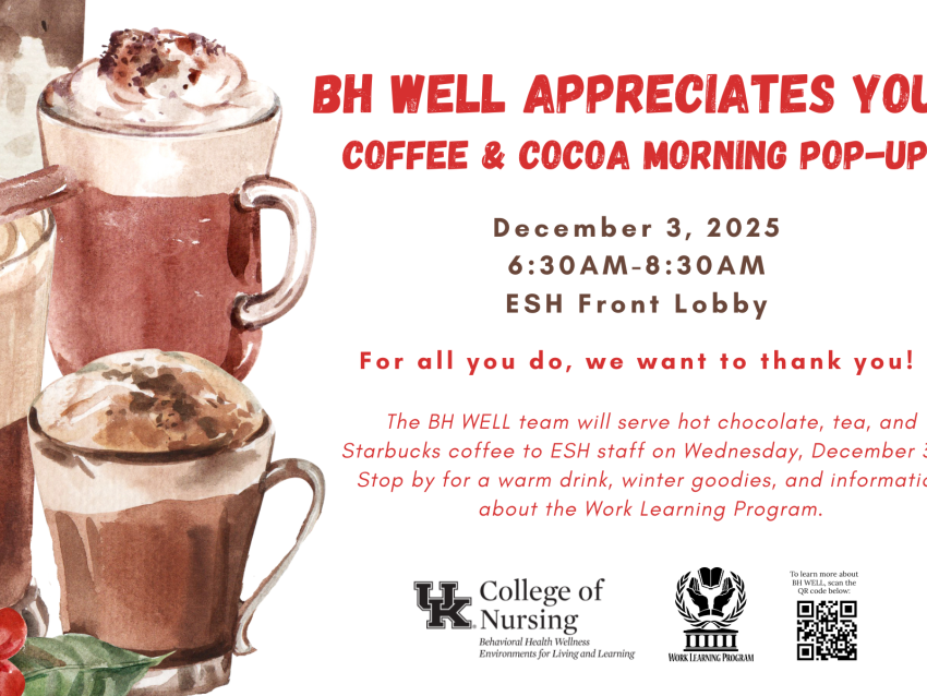 invitation with mugs of coffee