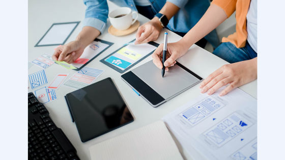people working desk jobs