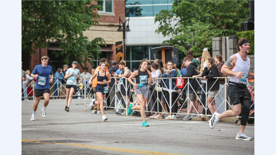 people running